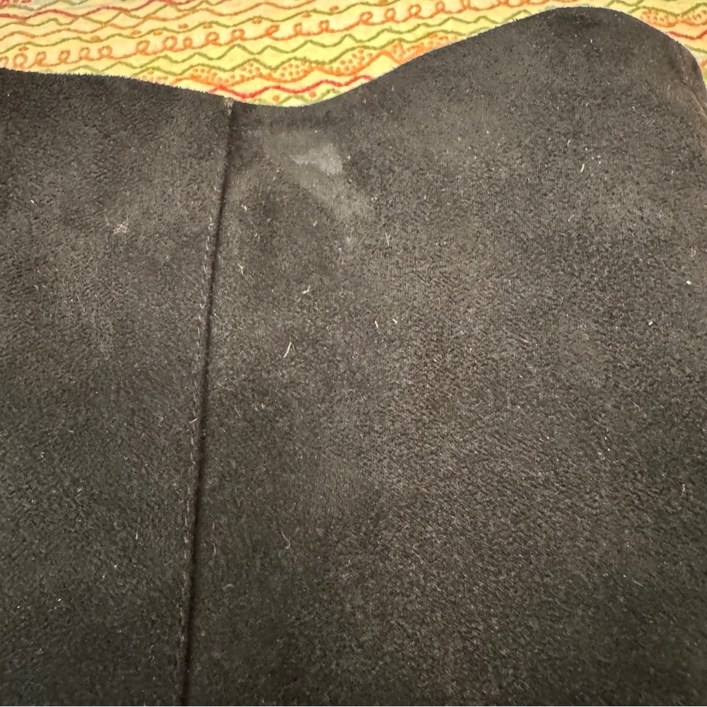 Jessica Simpson Black Suede Heeled Knee High Boots Size 9.5M - Picture 11 of 12